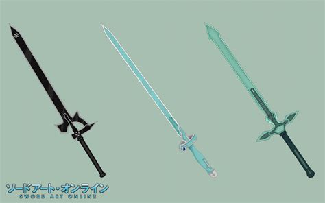 Sword Art Online Swords by ryu17v on DeviantArt