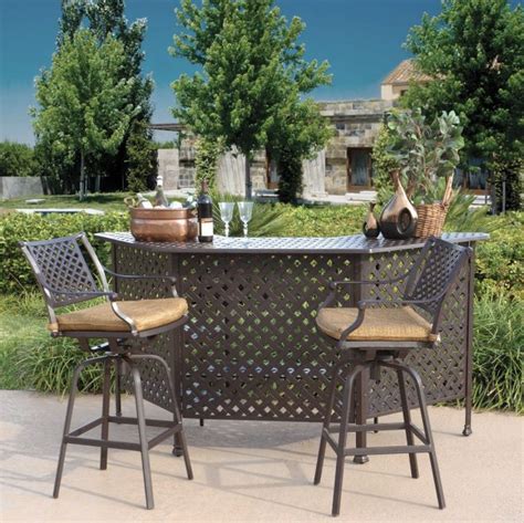 Outdoor patio furniture bar sets | Hawk Haven