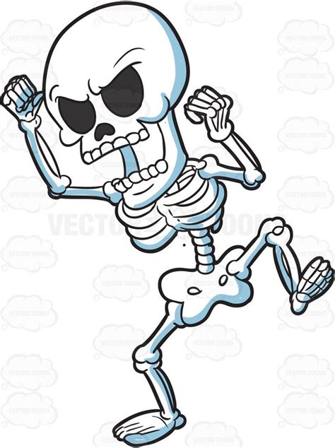 An Angry Skeleton | Cute skeleton, Skeleton illustration, Skeleton art