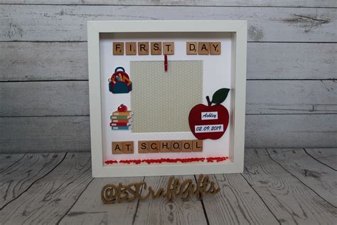 School Frame My First Day at School First Day at School - Etsy