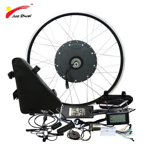 Poweful 48V 1000W Electric Bike Kit with 20ah Lithium Battery Blushless Motor Wheel DIY for 20 ...