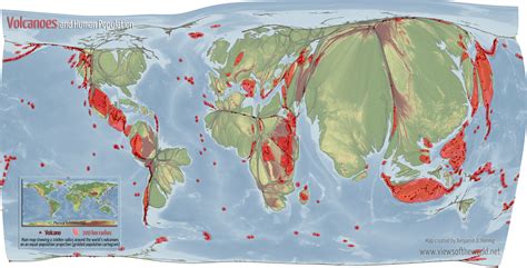 Map Of The World Volcanoes - Show Me The United States Of America Map