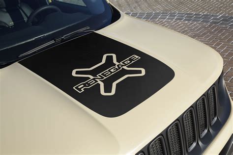 Center hood decal for Jeep Renegade hood graphics kits – My Cars Look - Professional Vinyl ...