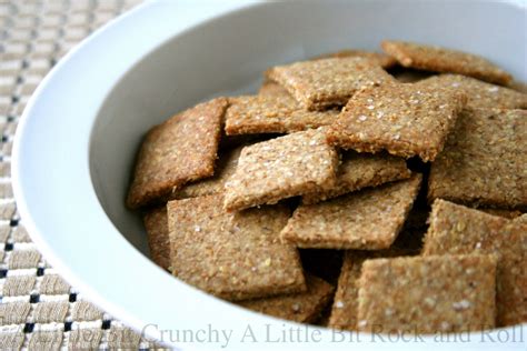 A Little Bit Crunchy A Little Bit Rock and Roll: Homemade Whole Grain Crackers