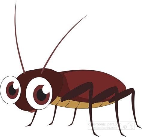 Insect Clipart-Cockroach Insect Clipart