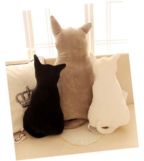 Cute Cat Throw Pillow Back Cushion Pillow - FeelGift