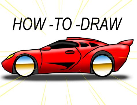 Race Car Drawing Side View