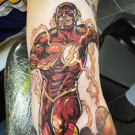 The Flash Superhero Logo Tattoo