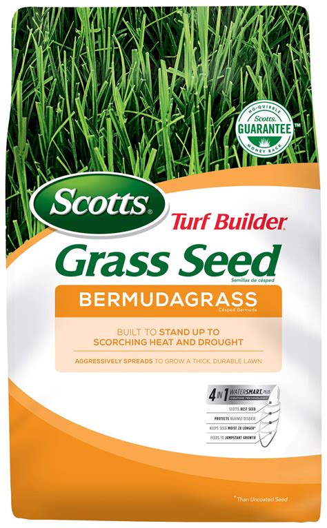 Scotts Turf Builder Grass Seed Bermudagrass, Mix for Full Sun, Built to ...