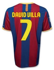 David Villa Barcelona Jersey | Football Kit News