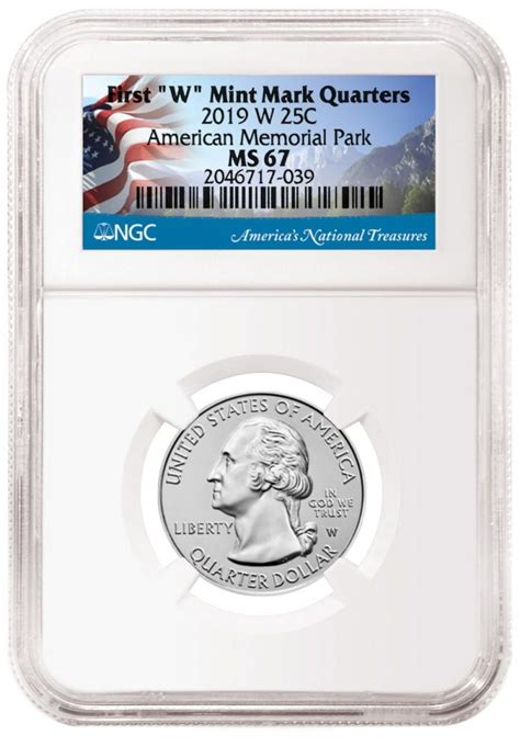 NGC Celebrates First 'W' Mint Mark Quarters With Special New Labels