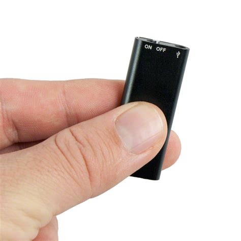 Pro Grade Micro Voice and Audio Recorder - World's Smallest Recorder - SpygearGadgets