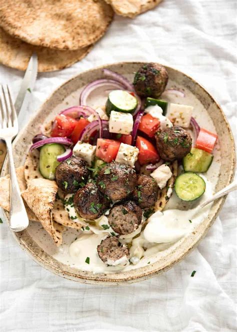 Greek Meatballs (Keftedes) | RecipeTin Eats