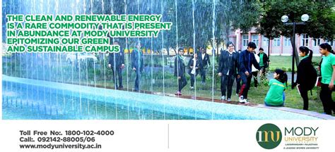 Mody University on Twitter | University, Renewable energy, Clean ...