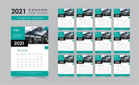 Premium Vector | Desk calendar design