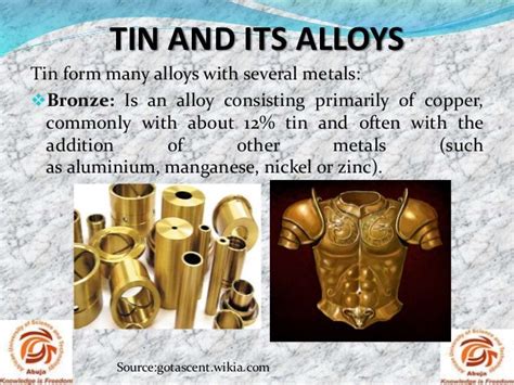 Tin and it’s alloy