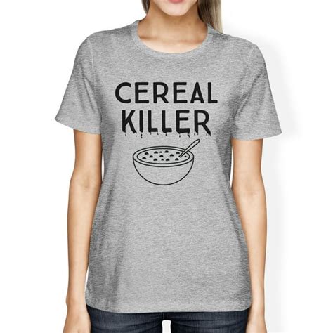 365 Printing - Cereal Killer Shirt Funny Halloween Tshirt Womens Cute Graphic Tee - Walmart.com ...