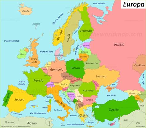 tempo limitato Speciali Confronta i prezzi più bassi Sconti promozionali MAPPA dell'Europa-MAPPA ...