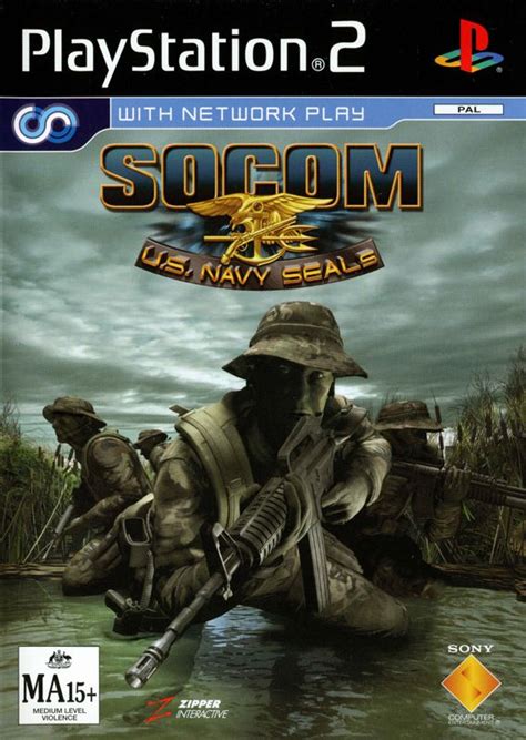 SOCOM: U.S. Navy SEALs (2002) PlayStation 2 box cover art - MobyGames