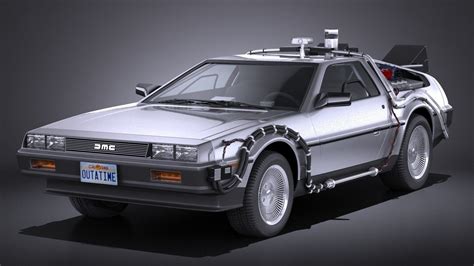 3D DeLorean DMC-12 Back To The Future episode 1