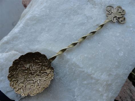 Antique Pure Brass Berry Spoon – Haute Juice