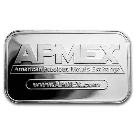 Buy 1 oz Silver Bar .999 Fine Silver | APMEX