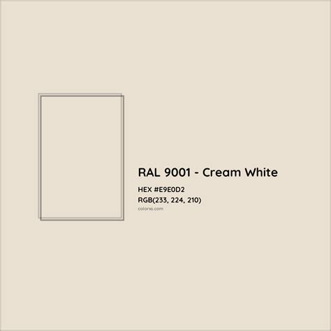 About RAL 9001 - Cream White Color - Color codes, similar colors and ...