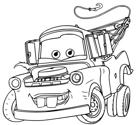 Sir Tow Mater From Cars Coloring Page Free Printable Coloring Pages | Hot Sex Picture