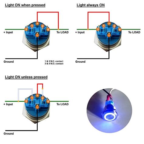 momentary light switch wiring diagram - Wiring Diagram and Schematics