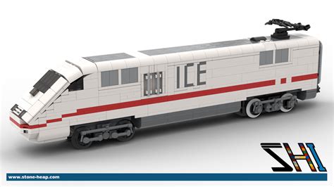 LEGO MOC ICE 1 Triebkopf by Germanrailwaybuilder | Rebrickable - Build with LEGO