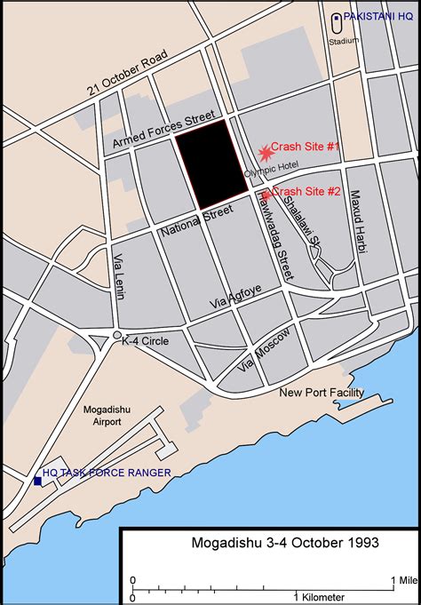 Image: Battle of mogadishu map of city