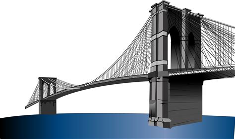 Clipart - Brooklyn Bridge