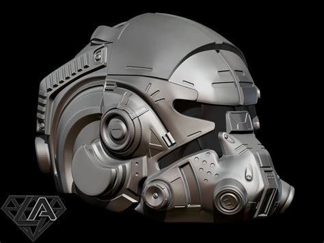 TitanFall 2 Pilot Sci Fi Helmet - 3D Model by LAfactorystore