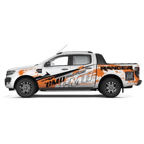 Ford Ranger Vinyl Graphic Decals Kit - 004