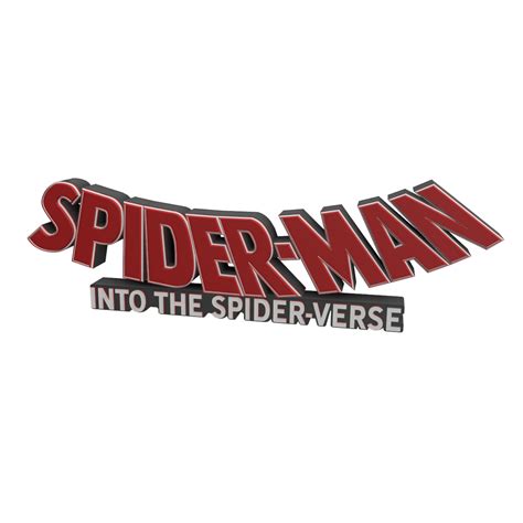 STL file 3D MULTICOLOR LOGO/SIGN - Spider-Man: Into the Spider-Verse・3D printing model to ...