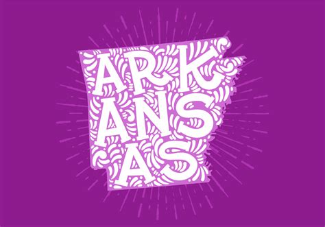 Arkansas Outline Vector at Vectorified.com | Collection of Arkansas ...