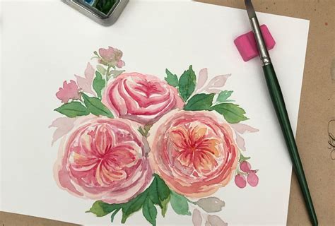 English roses | Skillshare Student Project