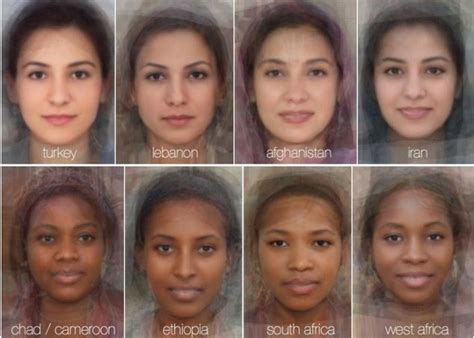 The average woman revealed: Study blends thousands of faces to find what world's women look like ...