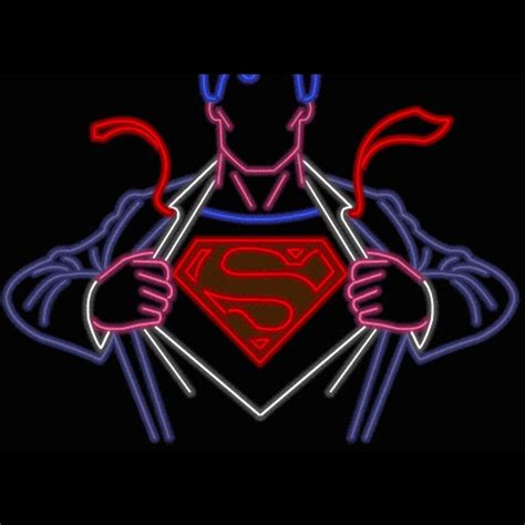 Superman Neon Wallpaper