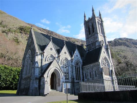 Kylemore Abbey Church, Kylemore Abbey, Connemara. County Galway 1881 ...