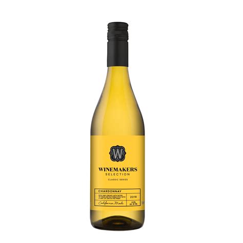 Winemakers Selection Chardonnay White Wine - 750ml, 2019 - Walmart.com ...