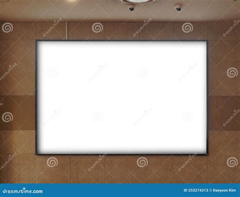 An Advertisement on the Wall Stock Image - Image of commercial, looking: 253274313