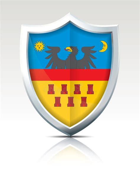 Shield with Flag of Transylvania Stock Vector - Illustration of graphics, division: 113485215