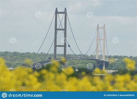 Humber Bridge, Toll Bridge Across the River Humber from Barton on ...