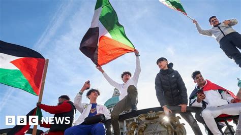 Pro-Palestinian protest attracts thousands in Belfast city centre ...