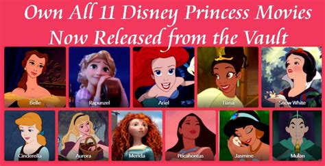 Take Home all 11 of the Disney Princess Movies - Everyday Shortcuts