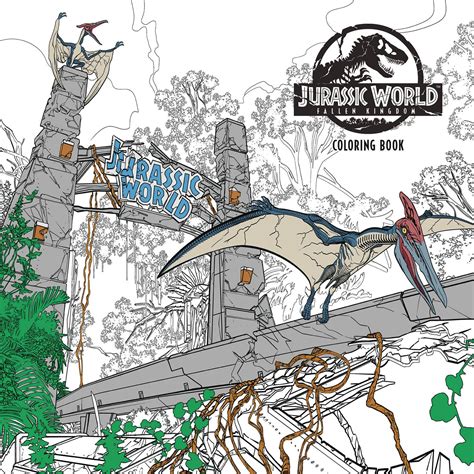 JURASSIC WORLD FALLEN KINGDOM COLORING BOOK TP — Hero Trader