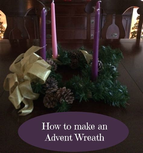 How to make an Advent Wreath - A Catholic Newbie