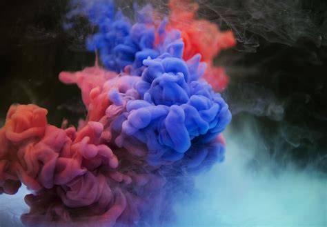 Online crop | HD wallpaper: red and blue smoke, art, abstract, creative, design, outdoors ...