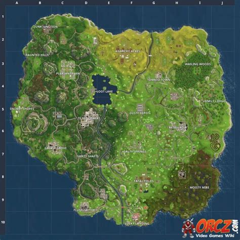 Fortnite Battle Royale: Map - Orcz.com, The Video Games Wiki